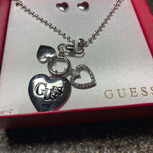 NIB 🦋 necklace & heart earrings set | 18" + 2" extender - Picture 3 of 8